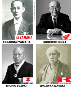 Yamaha, Honda, Suzuki,Kawasaki