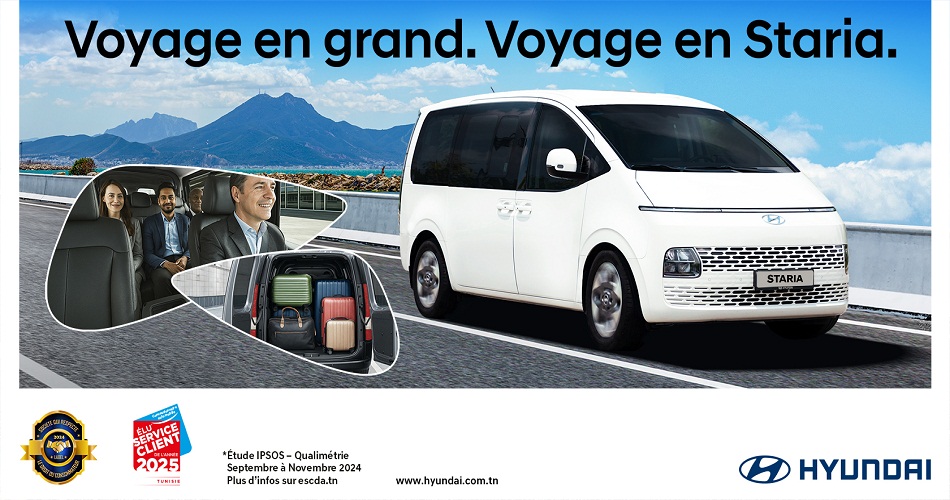 Hyundai STARIA 9 Places : Le Roadshow Événement qui Parcourt la Tunisie