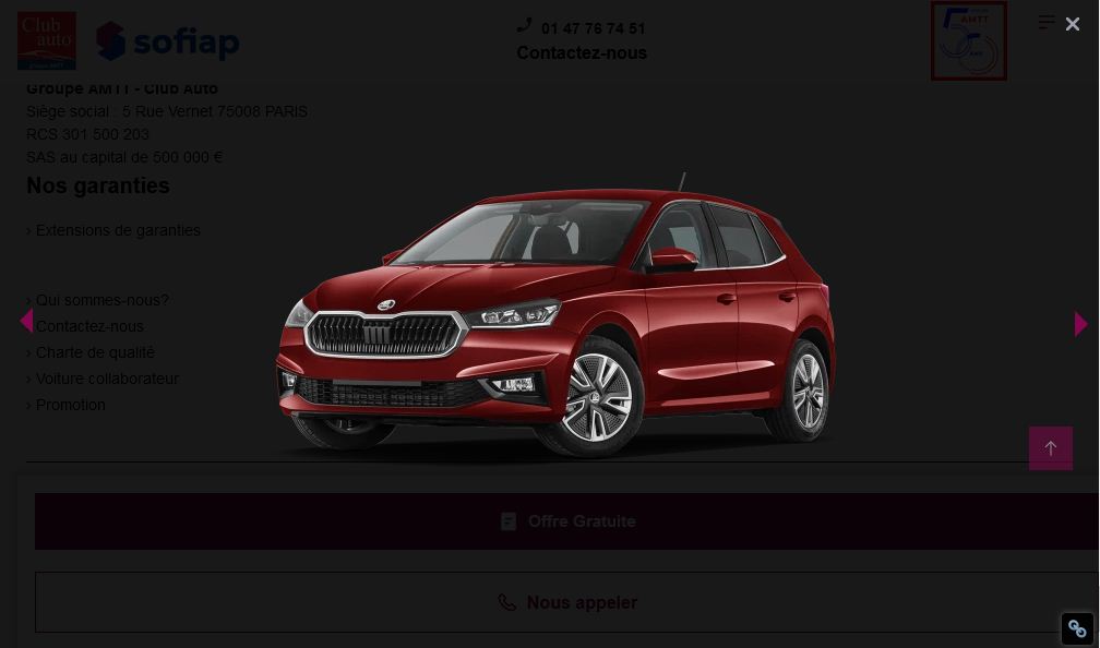 Skoda Fabia 1.0 L MPI Monte Carlo